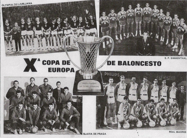 Cartolina celebrativa della Final Four di Coppa dei Campioni del 1966/67
